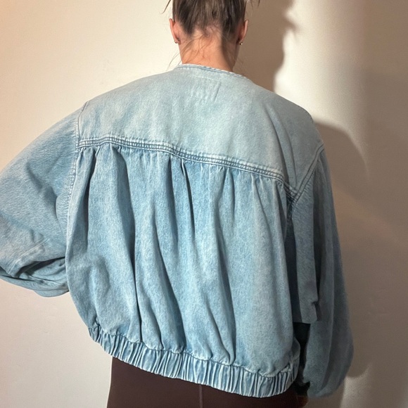 Free People Layla relaxed denim jacket, Small - Picture 2 of 5